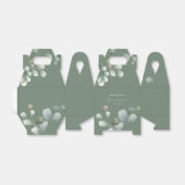 Vrijgezellenfeest Eucalyptus Script Bedankdoosjes (Uitgevouwen)