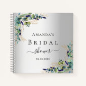 Vrijgezellenfeest eucalyptus Silver Notitieboek (Voorkant)