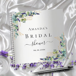 Vrijgezellenfeest eucalyptus Silver Notitieboek