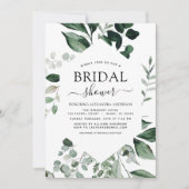 Vrijgezellenfeest Eucalyptus Spring Greenery Kaart (Voorkant)