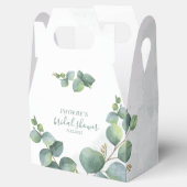 Vrijgezellenfeest Eucalyptus Succulent Botanisch Bedankdoosjes (Geopend)