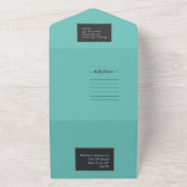 Vrijgezellenfeest event alle in één uitnodiging (Buitenkant)