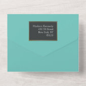 Vrijgezellenfeest event alle in één uitnodiging (Achterkant)