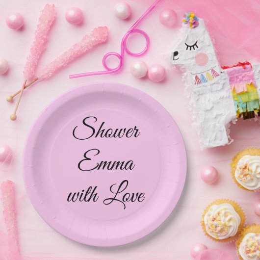 Vrijgezellenfeest fancy brieven papieren bordje (Feest)