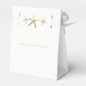 Vrijgezellenfeest Favor Box - Strand, Oceaan, Zees Bedankdoosjes (Achterkant)