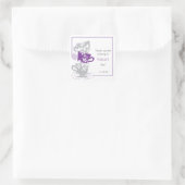 Vrijgezellenfeest Favor Sticker - Thee (Tas)
