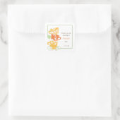 Vrijgezellenfeest Favor Sticker - Thee (Tas)