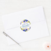 Vrijgezellenfeest Favor Stickers Spring Flowers (Envelop)