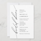 Vrijgezellenfeest feest viering, modern romantisch kaart (Voorkant)