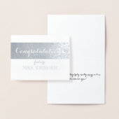 Vrijgezellenfeest feliciteert toekomstige mevrouw folie kaarten (Display)