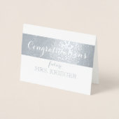 Vrijgezellenfeest feliciteert toekomstige mevrouw folie kaarten (Voorkant)