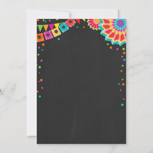 Vrijgezellenfeest Fiesta Uitnodiging Nacho Gemidde (Achterkant)