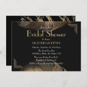 Vrijgezellenfeest Flapper Grote Gatsby Harlem Nigh Kaart (Voorkant / Achterkant)