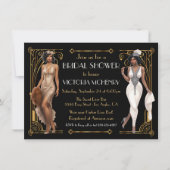 Vrijgezellenfeest Flapper Grote Gatsby Harlem Nigh Kaart (Voorkant)