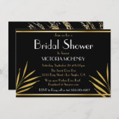 Vrijgezellenfeest Flapper Grote Gatsby Harlem Nigh Kaart (Voorkant / Achterkant)