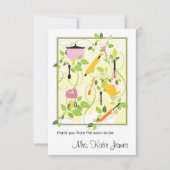 vrijgezellenfeest flat-dank bedankkaart (Voorkant)