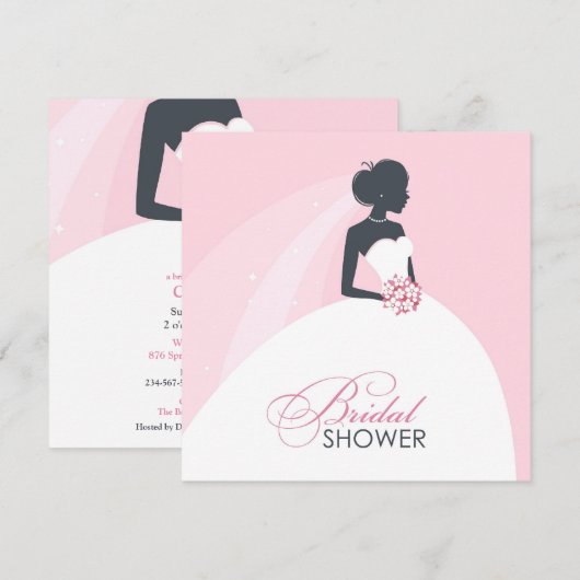 Vrijgezellenfeest Flat Kaart Invitation (Voorkant / Achterkant)