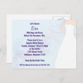 Vrijgezellenfeest Flora Nodig Briefkaarten uit (Voorkant / Achterkant)