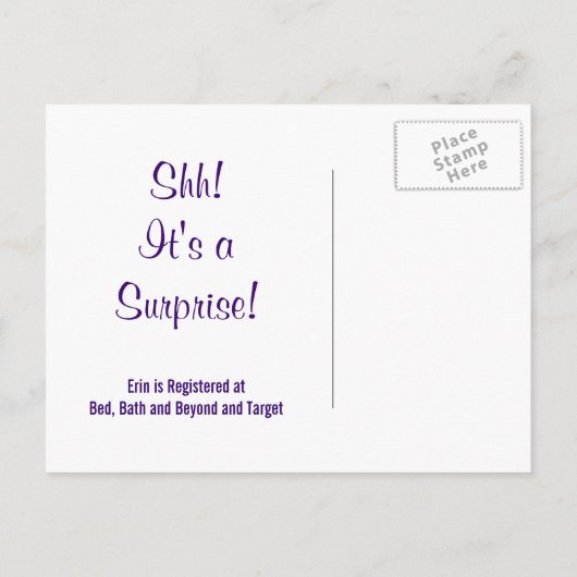 Vrijgezellenfeest Flora Nodig Briefkaarten uit (Achterkant)