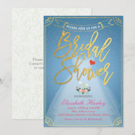 Vrijgezellenfeest Floral Bride Dress Diamond Ring  Kaart