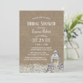 Vrijgezellenfeest "Floral Burlap" in het Rustige L Kaart (Staand voorkant)