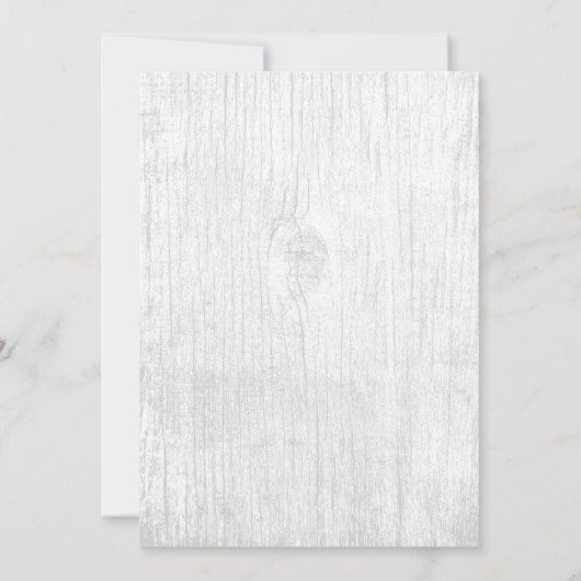 Vrijgezellenfeest "Floral Burlap" in het Rustige L Kaart (Achterkant)