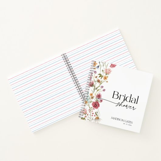 Vrijgezellenfeest Floral Guest Notitieboek (Binnen)