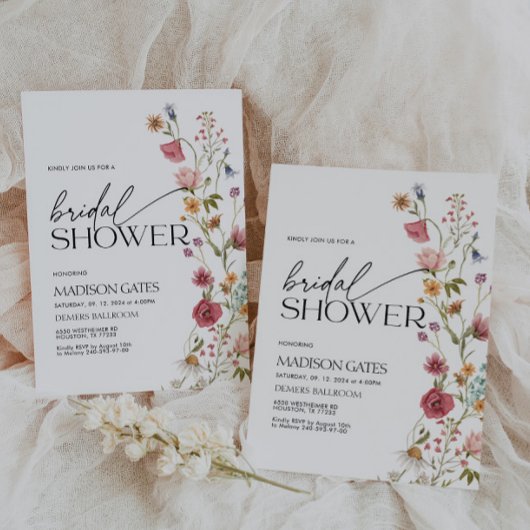 Vrijgezellenfeest Floral Kaart