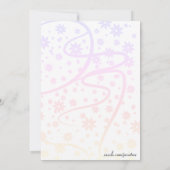 Vrijgezellenfeest Floral Violet Amethyst Kaart (Achterkant)