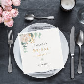 Vrijgezellenfeest florale eucalyptus greeneregant servet