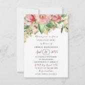 Vrijgezellenfeest Flower Brunch Green Gold Rozen W Kaart (Voorkant)