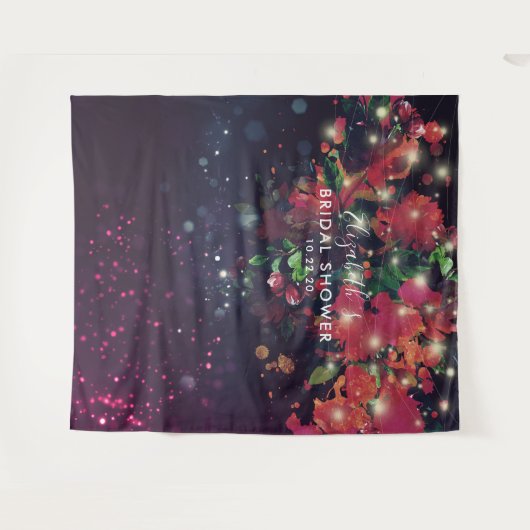 Vrijgezellenfeest foto achtergrond bloemen reeksla wandkleed (Voorkant (horizontaal))