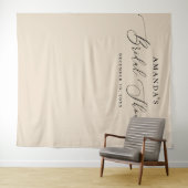 Vrijgezellenfeest foto achtergrond | Blush ivoor e Wandkleed (In Situ (horizontaal))