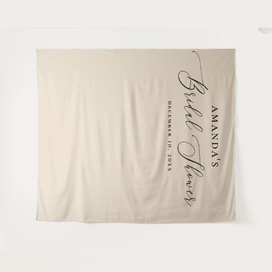 Vrijgezellenfeest foto achtergrond | Blush ivoor e Wandkleed (Voorkant (horizontaal))