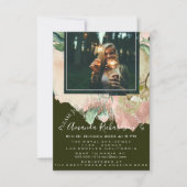 Vrijgezellenfeest Foto Floral Afstuderen Cali Gree Kaart (Voorkant)