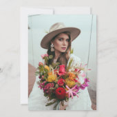 Vrijgezellenfeest foto groen eucalyptus kaart (Achterkant)