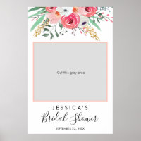 Vrijgezellenfeest Foto Prop Lijst Floral Wedding