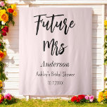 Vrijgezellenfeest Future Mrs Blush Pink Wandkleed<br><div class="desc">Toekomst Mrs Vrijgezellenfeest Tapestry Banner in Blush Roze en Grijs. Bekijk hieronder ons collectie voor overeenkomende objecten.</div>