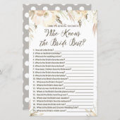 Vrijgezellenfeest game (Voorkant / Achterkant)