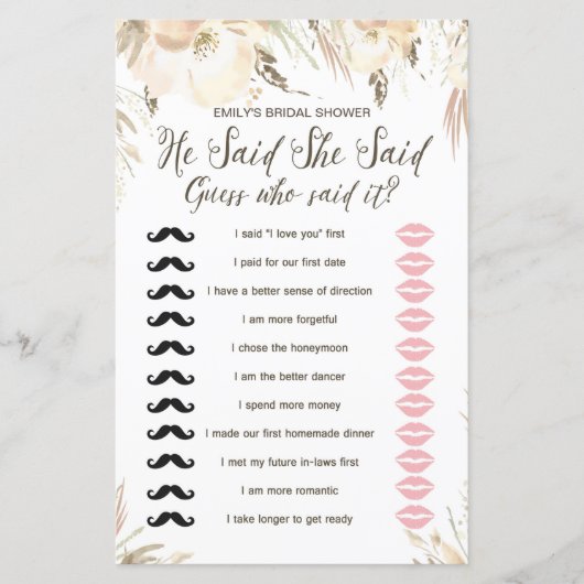 Vrijgezellenfeest game (Voorkant)