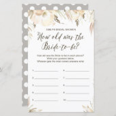 Vrijgezellenfeest game (Voorkant / Achterkant)