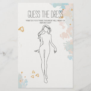 Vrijgezellenfeest Game Blue Coral raad het dress Flyer