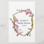 Vrijgezellenfeest Game Cherry Blossom raad het dre Flyer (Achterkant)