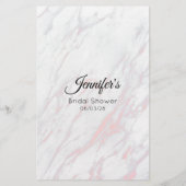 Vrijgezellenfeest Game Gray Marble raadt het dress Flyer (Achterkant)