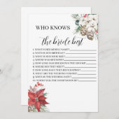 Vrijgezellenfeest game kaart (Voorkant / Achterkant)