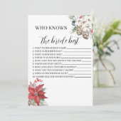 Vrijgezellenfeest game kaart (Staand voorkant)