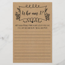 Vrijgezellenfeest Game Kaart die ik ben