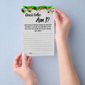 Vrijgezellenfeest Game Kaart Raad eens wie ik ben? (Hand)