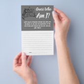 Vrijgezellenfeest Game Kaart Raad eens wie ik ben? (Hand)