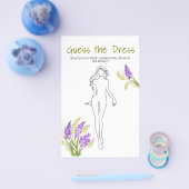 Vrijgezellenfeest Game Lavender Green raadt de Dre Flyer (Enkel)